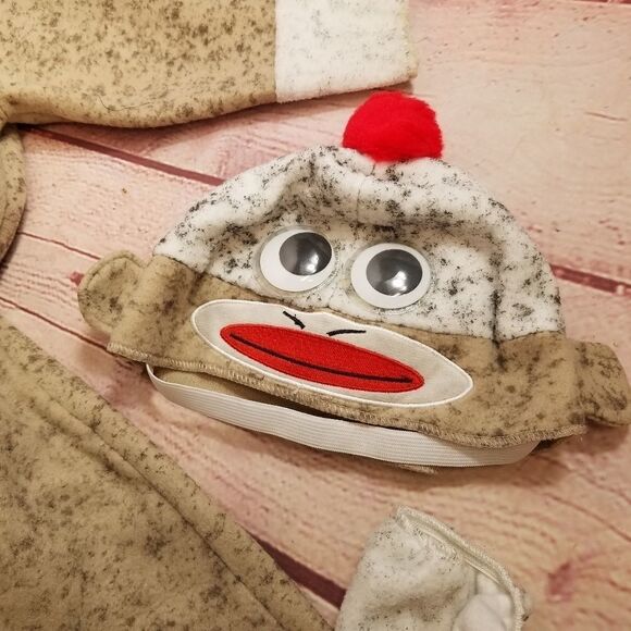 Sock Monkey costume 12-18 months - Picture 2 of 3